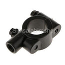 2x Motorcycle Bike 7/8'' Handlebar Mirror Mounting Clamp Bracket Clip Black