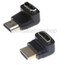 90 Degree+ 270 Degree Right Angle HDMI Male to Female HD Adapter for HDTV