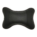 1pc Car Seat Headrest Pad Memory Foam Leather Head Neck Rest Cushion Pillow