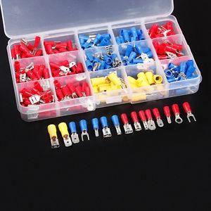 280pcs Assorted Insulated Electrical Wire Terminals Crimp Spade Connectors Set