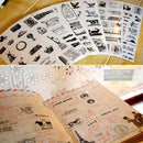 6pcs/lot Diary Decoration Scrapbooking Transparent Stationery Planner Stickers S