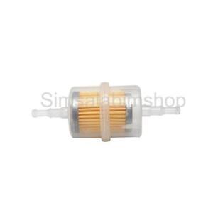 Motorcycle Scooter Inline Petrol Gas Filter For 6mm / 8mm Pipe