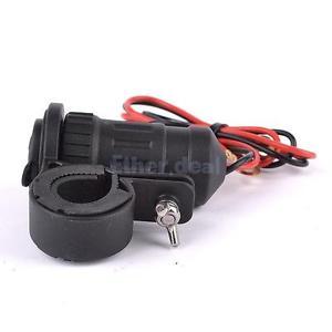 240W 12V 24V Motorcycle Handle Bar Cigarette Lighter Socket Waterproof Cover
