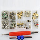 102pcs Car R12&R134 A/C System Air Conditioner Schrader Valve Core Tool Kit