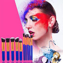 10Pc Makeup Brushes Tool Set Cosmetic Eyeshadow Face Powder Foundation Lip Brush