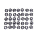 100pcs 12.5x 5mm Waxed Candle Wick Metal Sustainers Candles Holders Tool Part fp