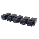 5 Pack USB 3.0 Type A Female to Female Adapter Coupler Changer Connector