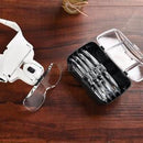 Headband Headset Jeweler Magnifier Magnifying Glass Loupe Glasses With LED Light