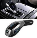 Car Kit Handsfree Wireless Bluetooth FM Transmitter LCD MP3 Player USB Charger