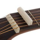 Fresh Buffalo Bone Bridge Saddle And Slotted Nut For 6 String Acoustic Guitar SP