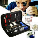 19pcs Watch Repair Tool Kit Link Remover Spring Bar Tool Opener Screwdriver Case
