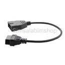 Car Error Fixing 12 Pin To 16 Pin OBD2 OBDII Scanner Cable Adapter For GM
