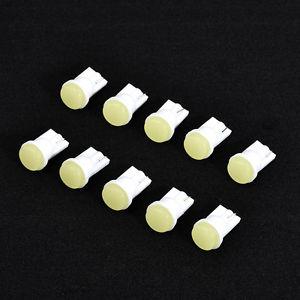 10x 12V Car Super Bright White 1 LED COB SMD T10 W5W Wedge Side Light Bulb Lamp