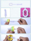 5Pcs Baby Feeding Bottle Brush Sponge Cleaner Straw Nipple Cleaning Washing Tool