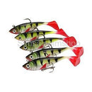 5Pcs 8.5cm Soft Plastic Baits Lures Lead Jig Head Fishing Tackle Sharp Hooks