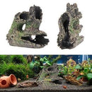 Mountain View Aquarium Rockery Hiding Cave Tree Fish Tank Ornament Decoration