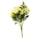 9Heads Artificial Rose Flowers Silk Bouquet Bridal Home Vase Decor DIY Green