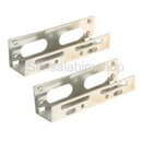 2Piece 3.5" to 5.25" SSD HDD Mounting Adapter Kit Bracket Hard Drive Holder
