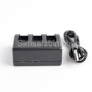 Triple 3-Channel Simultaneously Fast Speed Charger For GoPro Hero 5 Camera