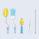 5Pcs Baby Feeding Bottle Brush Sponge Cleaner Straw Nipple Cleaning Washing Tool