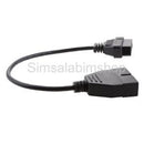 Car Error Fixing 12 Pin To 16 Pin OBD2 OBDII Scanner Cable Adapter For GM