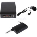 Lavalier MIC Wireless Microphone BeltPack Transmitter + 6.35mm Plug Receiver