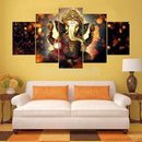 Decorative Canvas Prints Wall Hanging Artwork Painting Picture Elephant-S