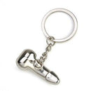 Fashion Men Metal Car Key Chain Ring Creative Keyring Keychain Keyfob DIY Gift