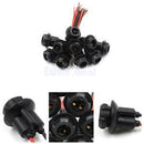 10pcs T10 W5W Car Socket Extension Wedge Base Light Connector Fittings