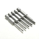5Pcs/Set Magnetic Triangle Head Screwdriver Bits S2 Steel 1/4 Hex Shank 50mm SP