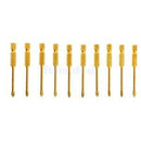 10x 4mm Hex Shank Crossed Spear Head Drill Bit for Glass Tile Mirror Ceramic