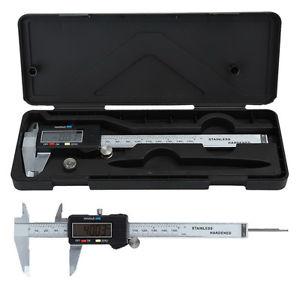 6" Inch/150mm LCD Digital Stainless Steel Electronic Vernier Caliper Micrometer