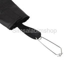 Black PVC Rock Climbing Mountaineering Exploring Rope Protector Sleeve Cover