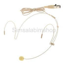 Professional Ear Hook Wired Headworn Condenser Microphone 3Pin Skin Color