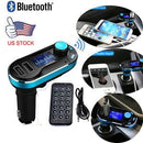 Bluetooth Car Kit MP3 Player FM Transmitter Wireless Radio Adapter USB Charger