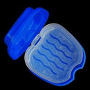 Denture Bath Box Case Dental False Teeth Storage Box with Hanging Net Container