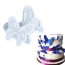 2Pcs/Set Butterfly Cake Fondant Sugarcraft Mould Cookie Plunger Cutter Mold Tool