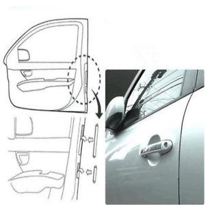 8PCS Car Door Edge Guard Strip Scratch Protector Transparent Anti-collision Trim