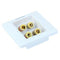 2pcs Speaker Wall Face Plate with 2+4 Golden Binding Posts Banana Plug
