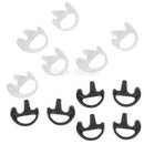 6 Pairs Replacement Medium Silicone Earbud for Two-Way Radio Audio Earphone