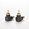 5pcs x RCA Male to Female M/F Connector Adapter Audio AV Plug 90 Right-angle fn