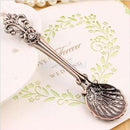 10pcs Retro Shape Handle Coffee Spoon Tea Dessert Soup Condiment Scoop