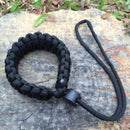Adjustable Camera Wrist Strap Braided Paracord Strong Weave Lanyard DSLR Black