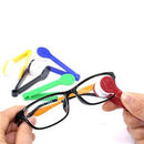 5pcs Mini Sun Glasses Eyeglass Microfiber Spectacles Cleaner Brush Cleaning Tool