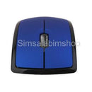 Laptop PC 2.4GHz Wireless Foldable Folding Arch Optical Mouse USB Mice Blue