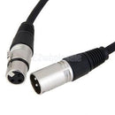 2x Microphone Lead / Mic Cable / XLR Patch Lead Balanced Male to Female Plug