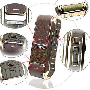 Newest Professional Electric Razor Men's Cordless Shaver Built-in Mirror