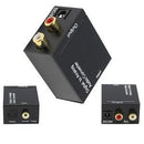 Optical Coaxial Toslink Digital to Analog Audio Converter Adapter RCA L/R 3.5mm