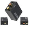 Optical Coaxial Toslink Digital to Analog Audio Converter Adapter RCA L/R 3.5mm