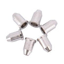 6 PCS New Chrome Guitar String Mounting Ferrules Bushing Set good quality